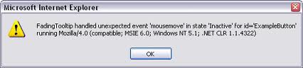 Alert - we are having a conversation A windows alert popup box