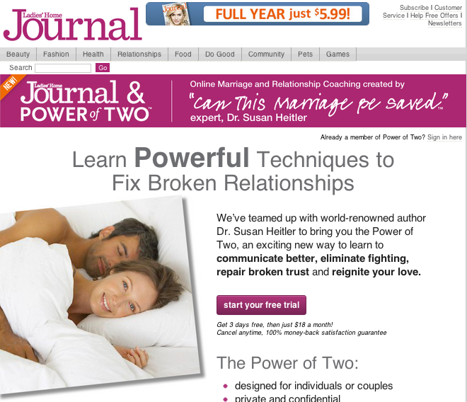 Ladies Home Journal Power of Two
